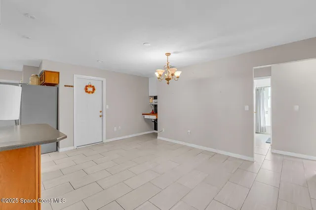 a view of an empty room