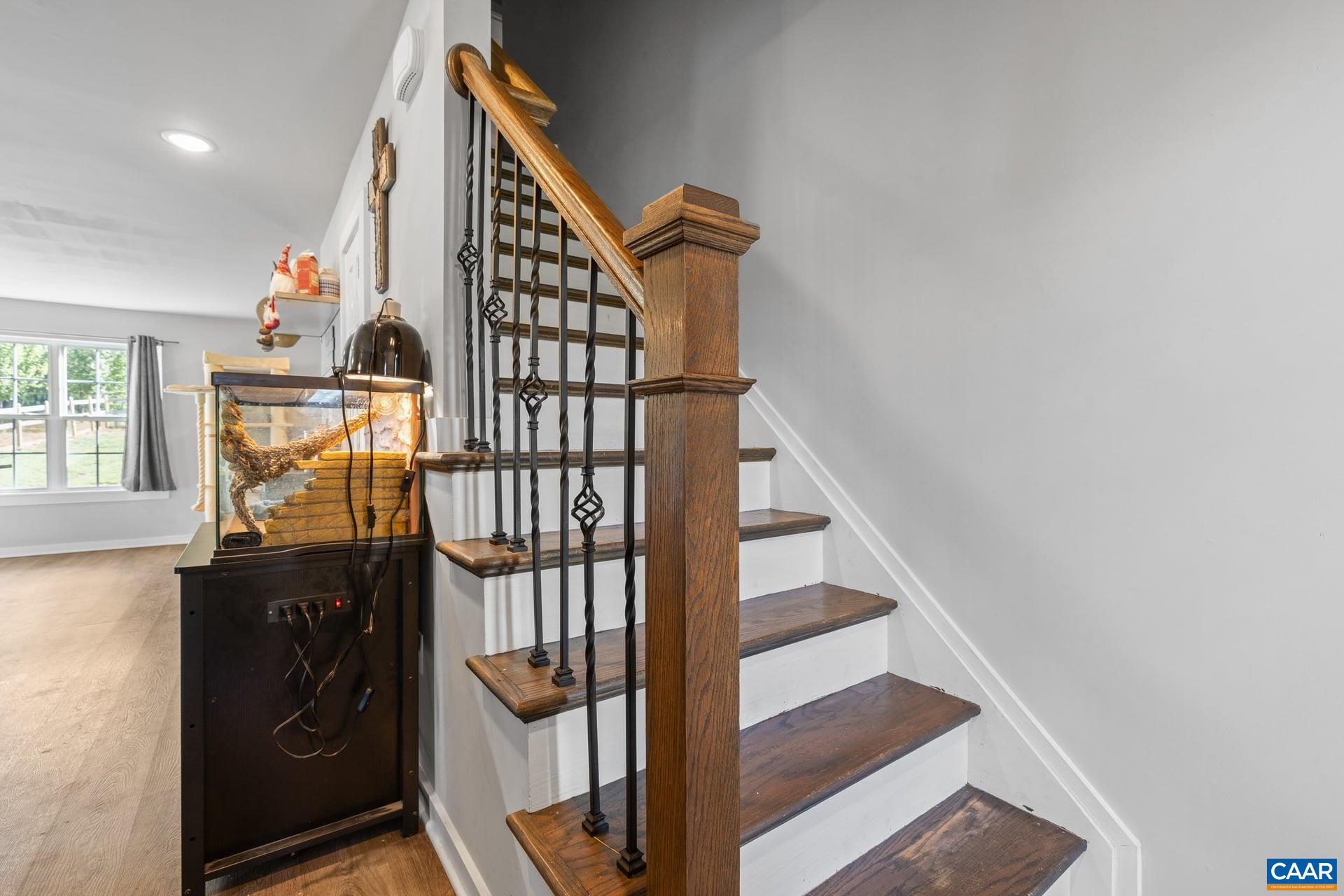 1202 Matthew Mill Road Ruckersville, VA 22968 - Photo 10 of 44 Oak Stairs