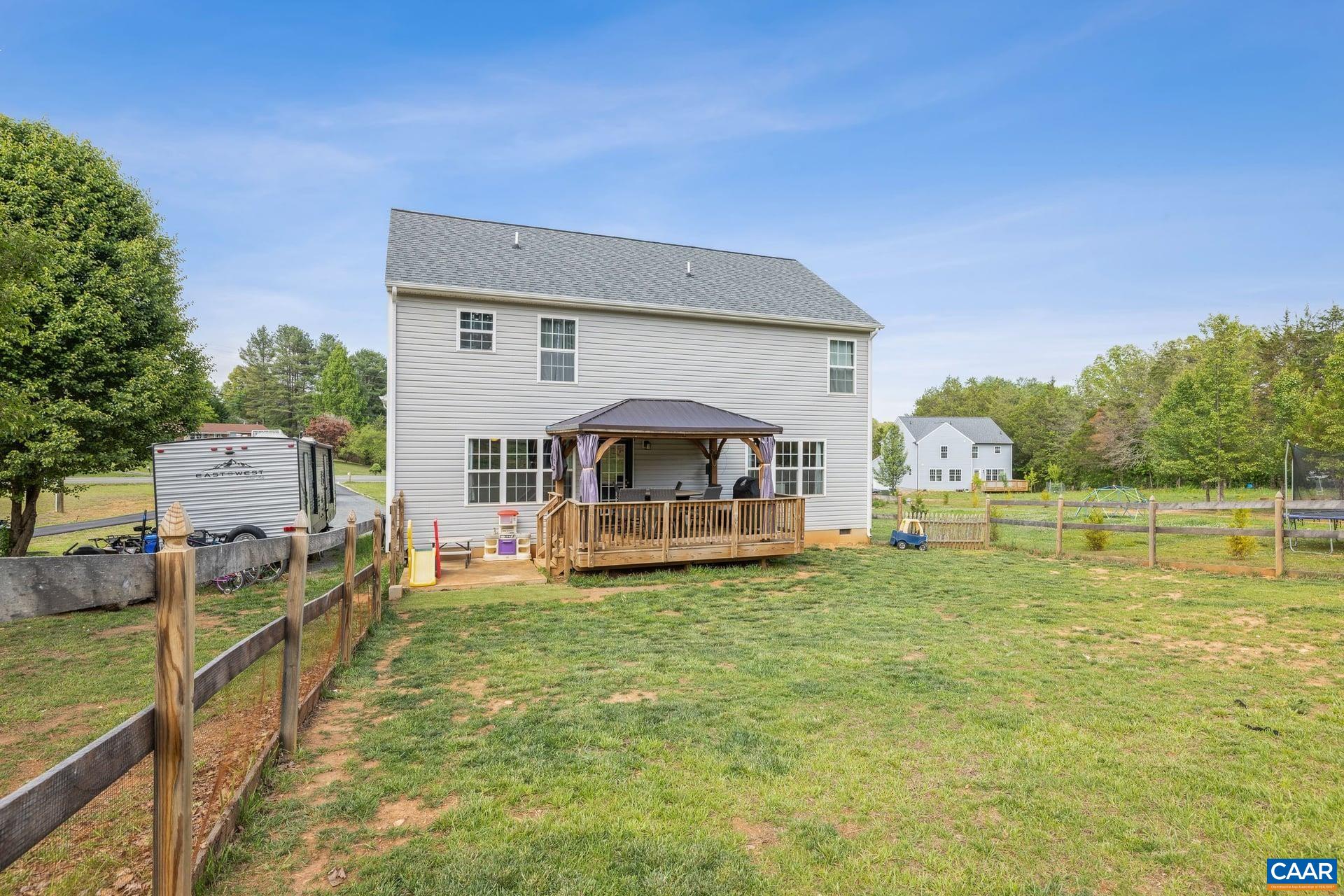 1202 Matthew Mill Road Ruckersville, VA 22968 - Photo 24 of 44 Fenced Backyard