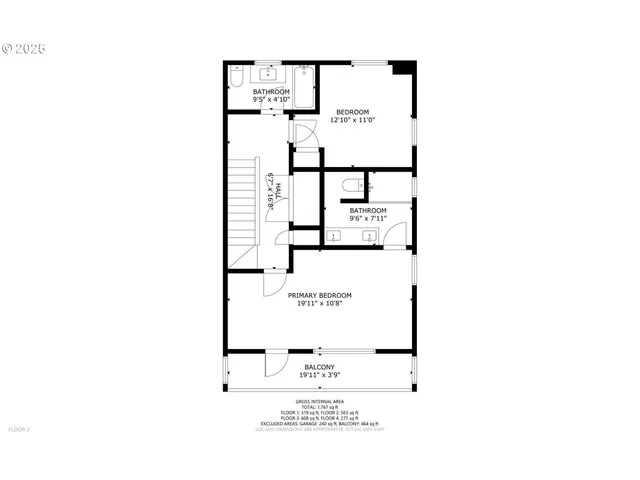 an aerial view of residential building with green space