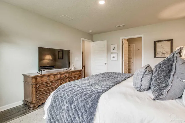 a view of a park with a slide