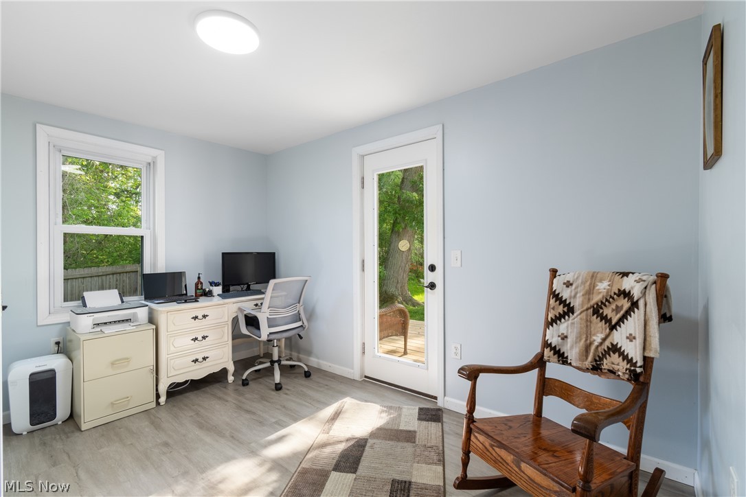 3255 Old Weymouth Road Medina, OH 44256 - Photo 22 of 31 Home office featuring light wood-type flooring