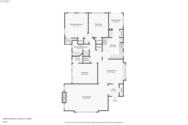 $1,220,000 | 2900 Sheffield Avenue, Oakland, CA 94602