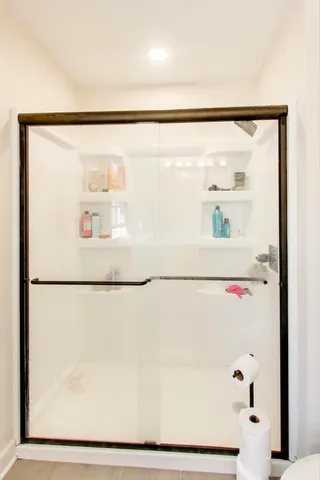 a close view of utility room