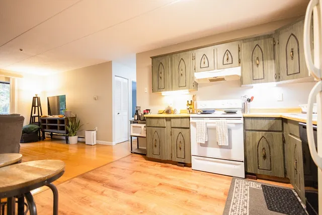 a close view of a walk in closet