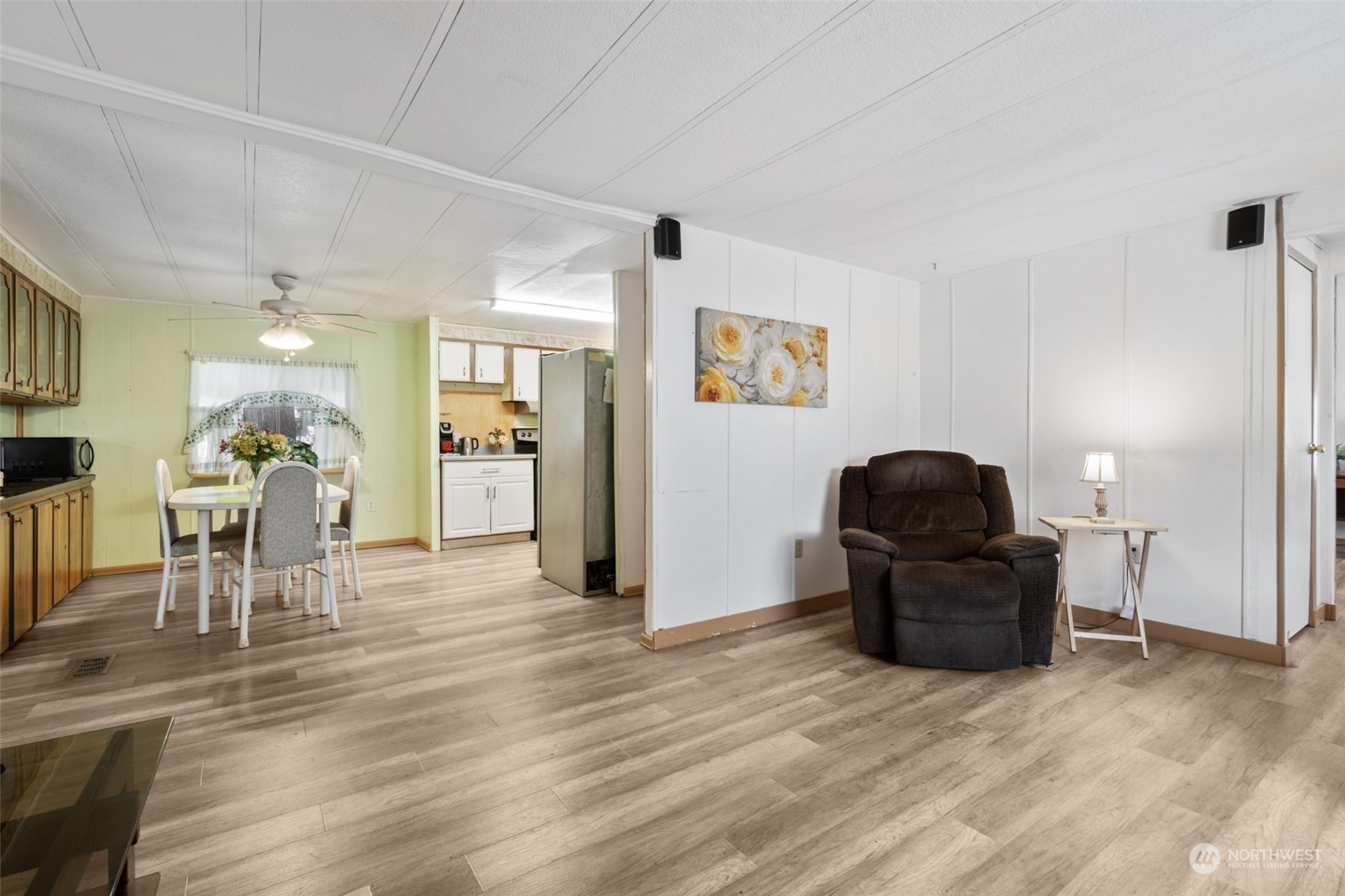 8117 176th Avenue Southwest Rochester, WA 98579 - Photo 10 of 27 a living room with furniture and wooden floor