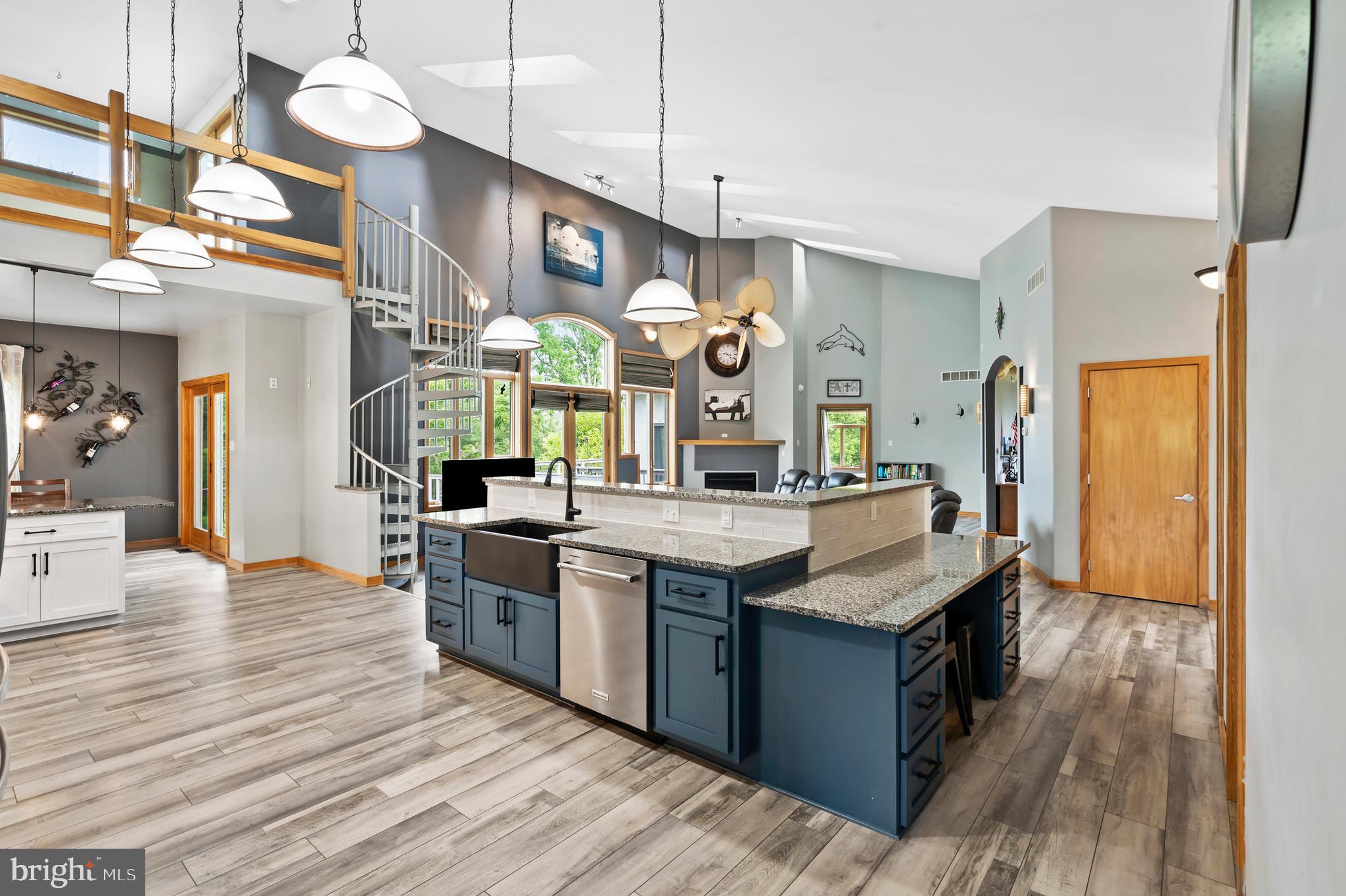213 Cross Road Gilbertsville, PA 19525 - Photo 15 of 75 a large kitchen with stainless steel appliances granite countertop a stove and large cabinets