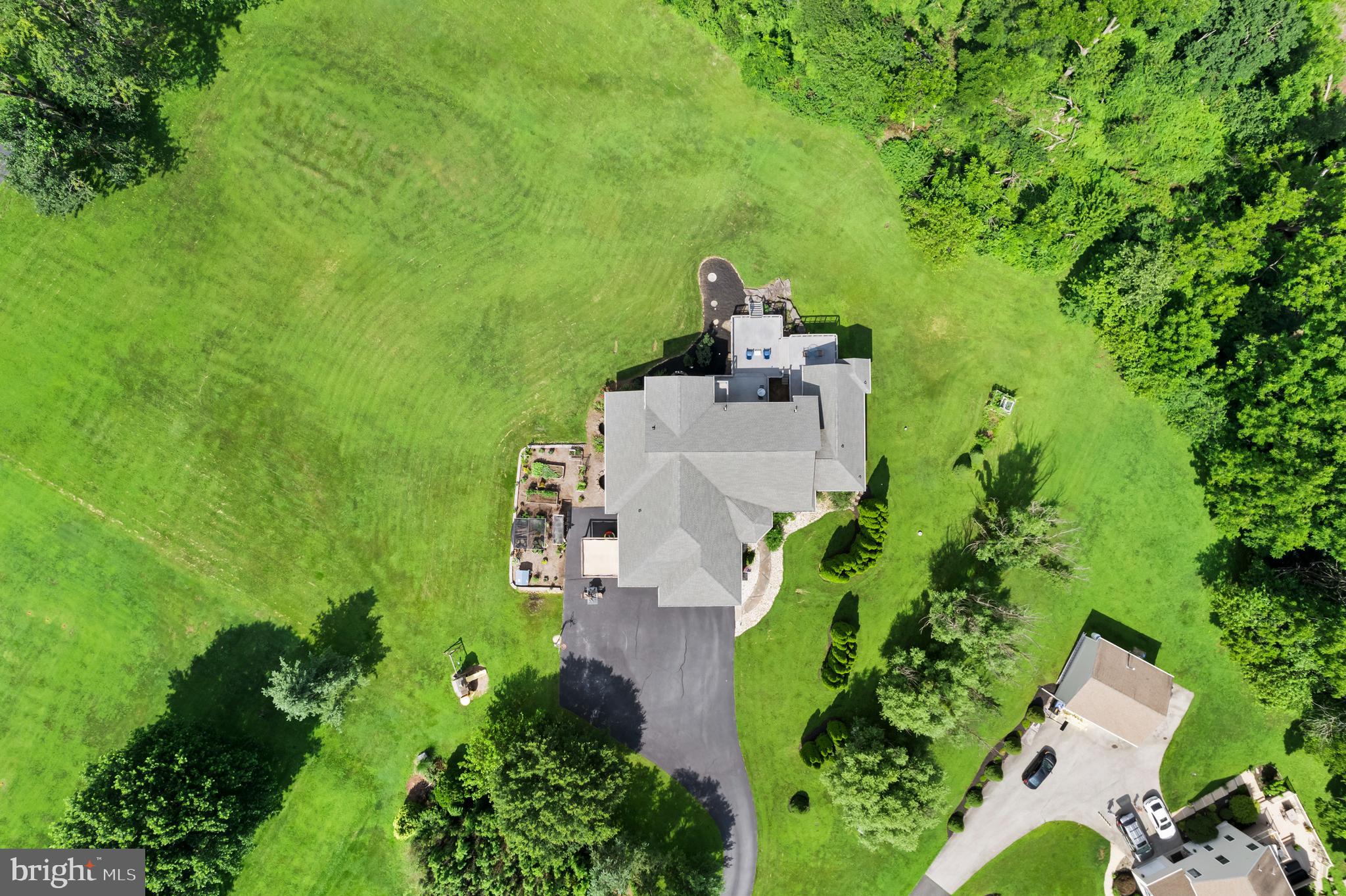 213 Cross Road Gilbertsville, PA 19525 - Photo 68 of 75 an aerial view of a house with a yard
