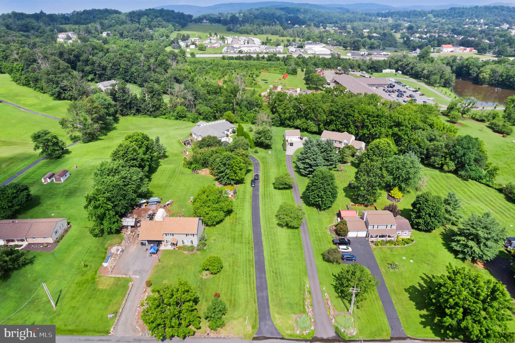 213 Cross Road Gilbertsville, PA 19525 - Photo 72 of 75 an aerial view of residential houses with outdoor space