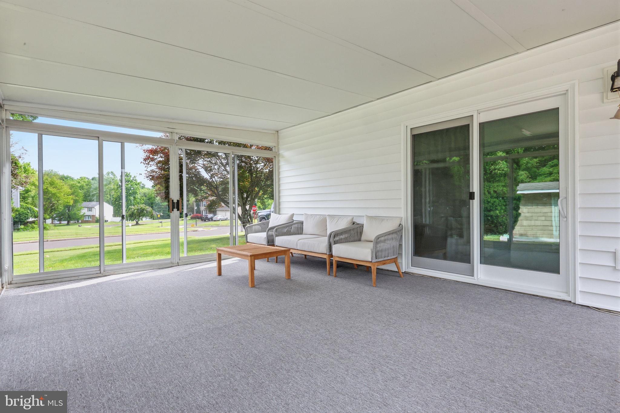 1140 Charter Road Warminster, PA 18974 - Photo 31 of 37 Bright and airy sunroom retreat.