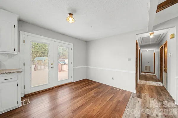 wooden floor in an empty room