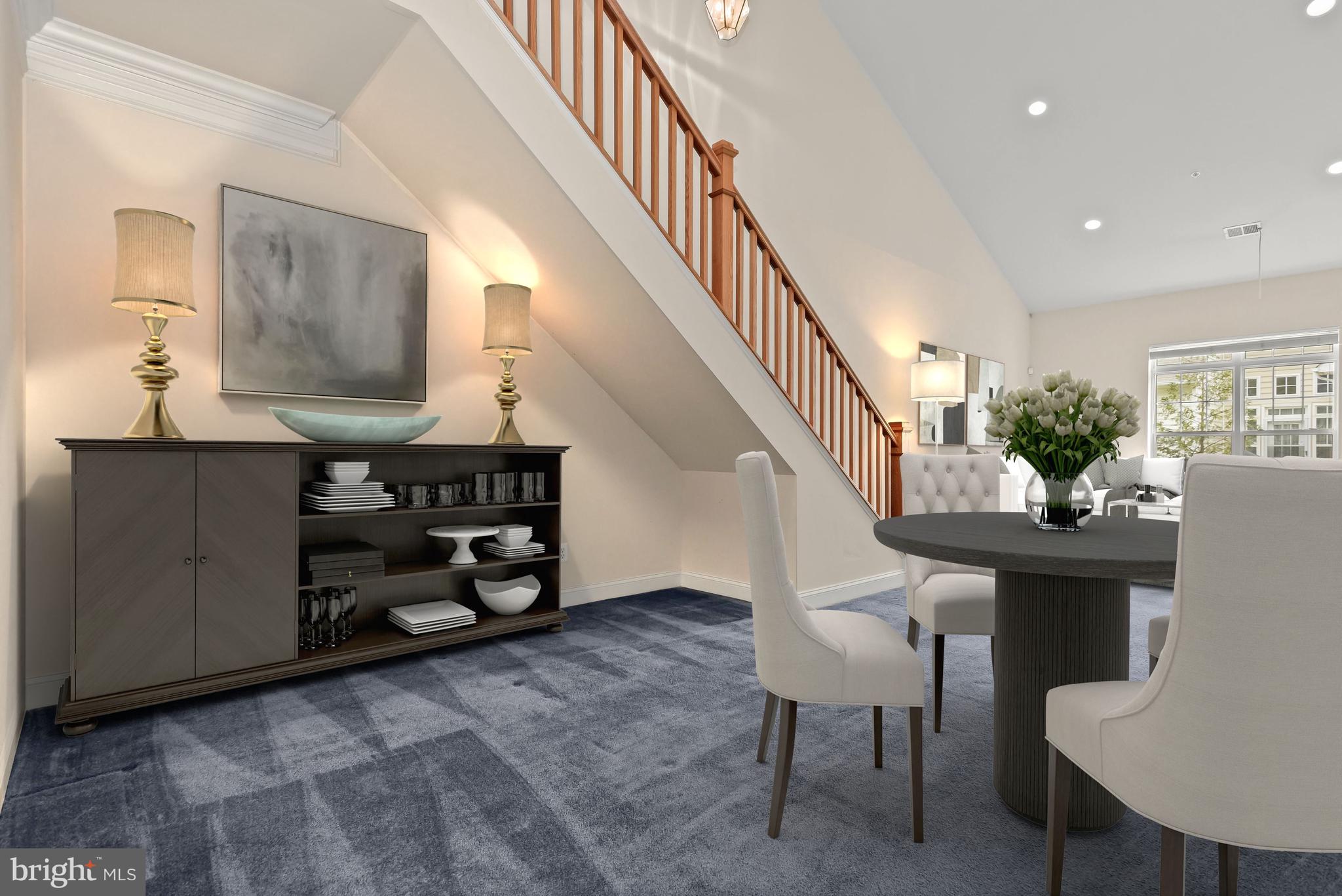 Virtually Staged Dining Room