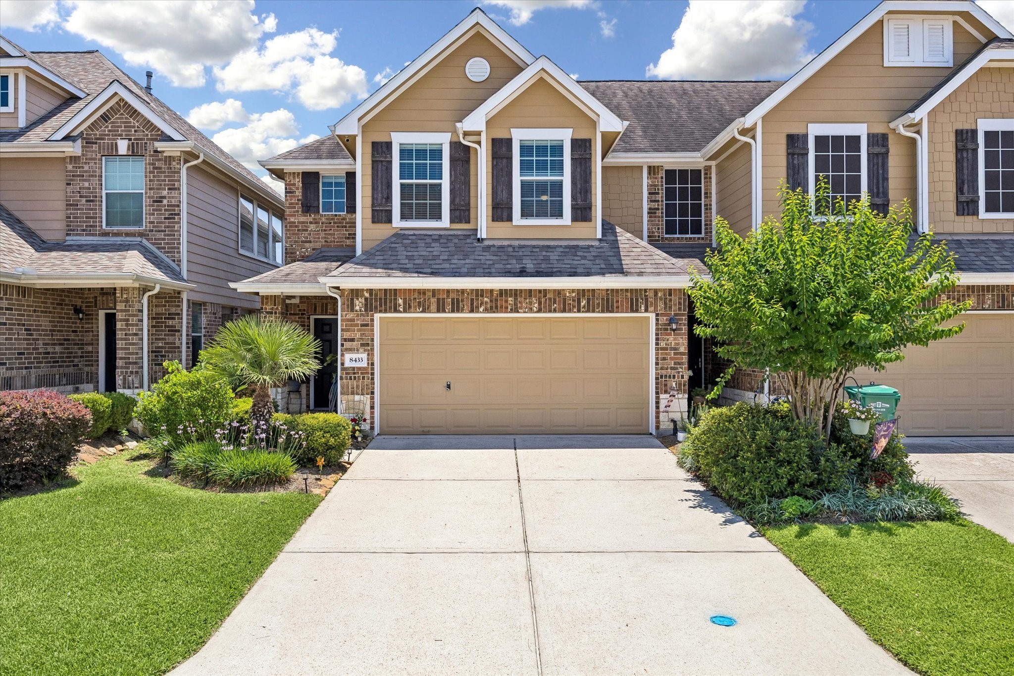 8433 Sunset Loch Drive Spring, TX 77379 - Photo 4 of 25 a front view of a house with garden
