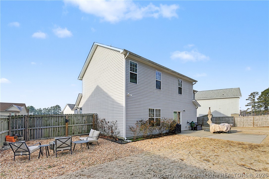 143 Ledgebrook Lane Raeford, NC 28376 - Photo 49 of 50 a view of a terrace with a patio