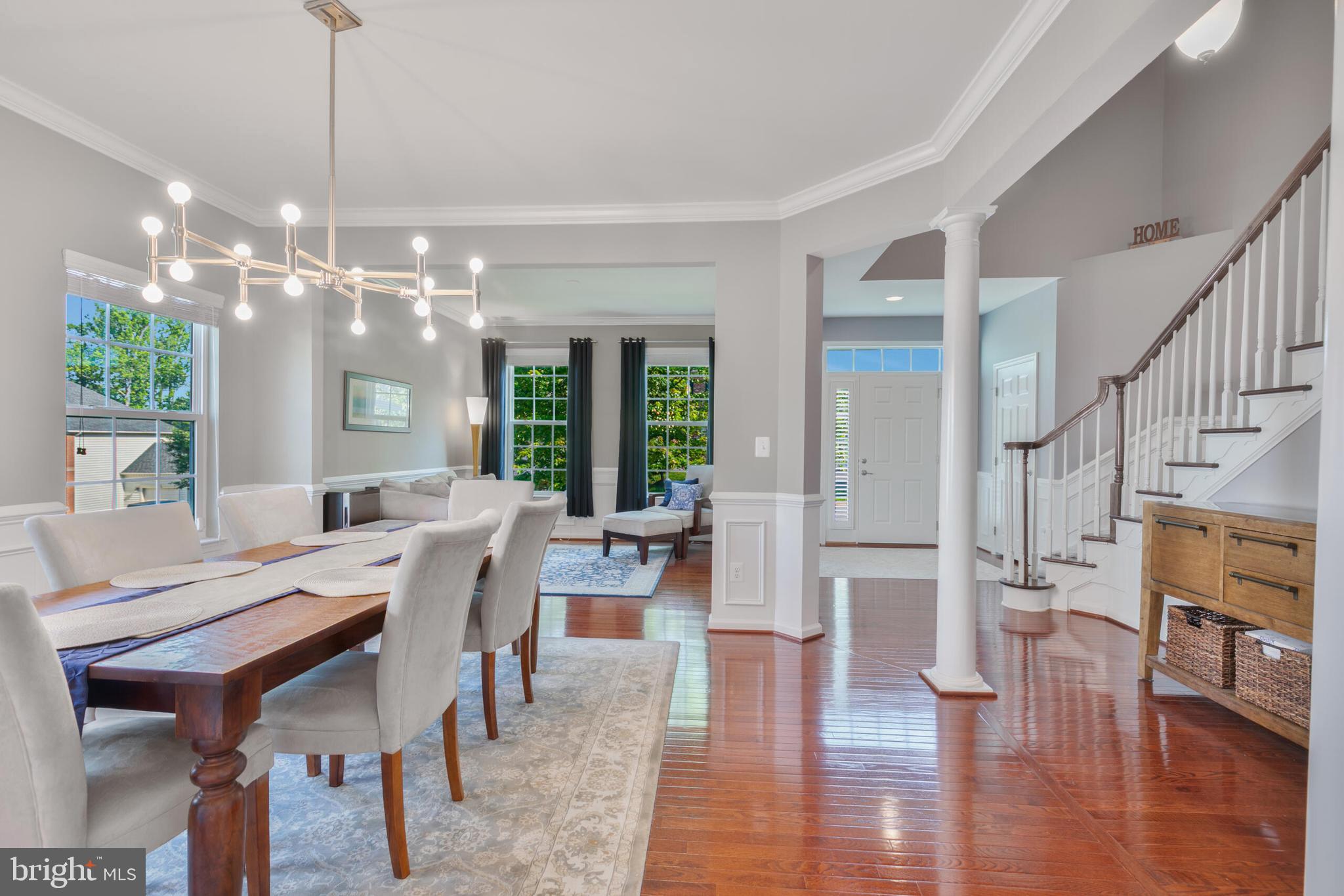 40652 Banshee Drive Leesburg, VA 20175 - Photo 10 of 51 a view of a dining room with furniture window and wooden floor