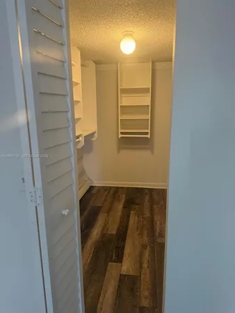 a view of walk in closet
