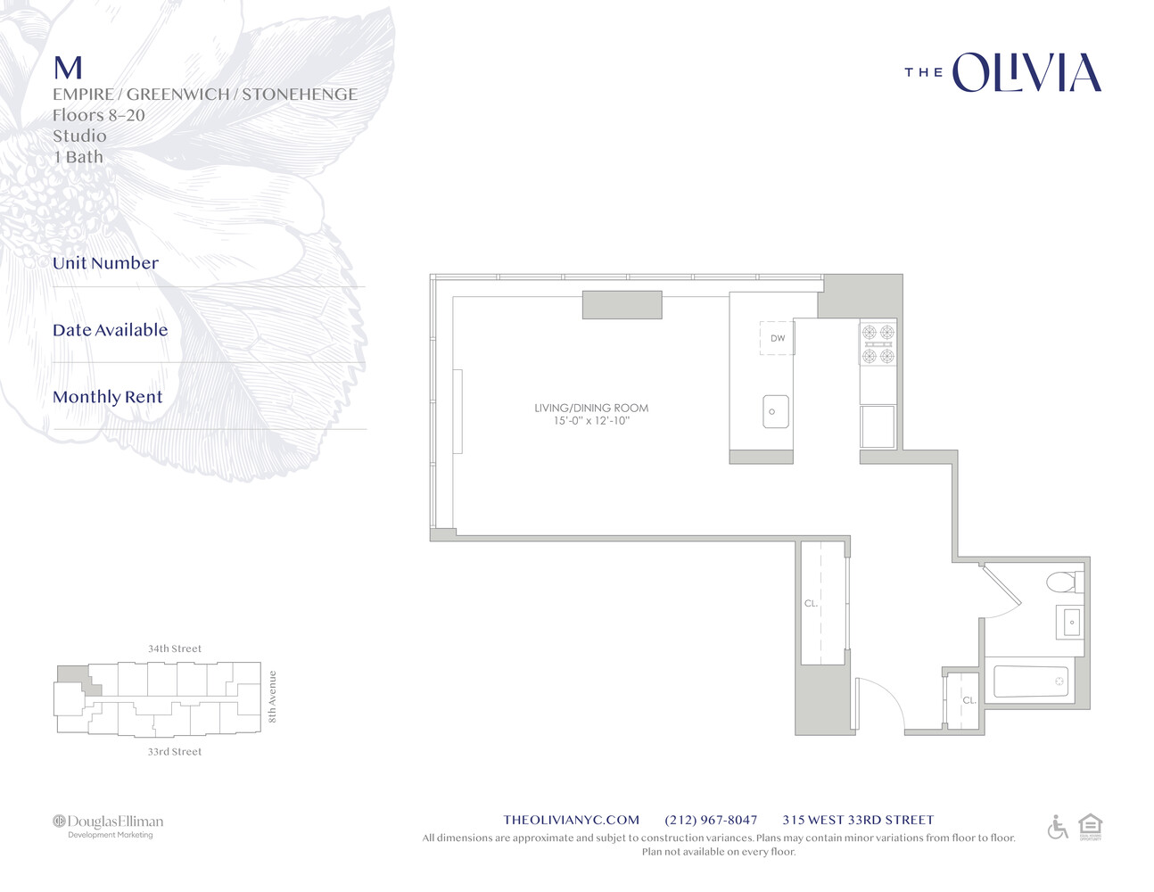 315 West 33rd Street, Unit 10M Manhattan, NY 10001 - Photo 13 of 13 unknown