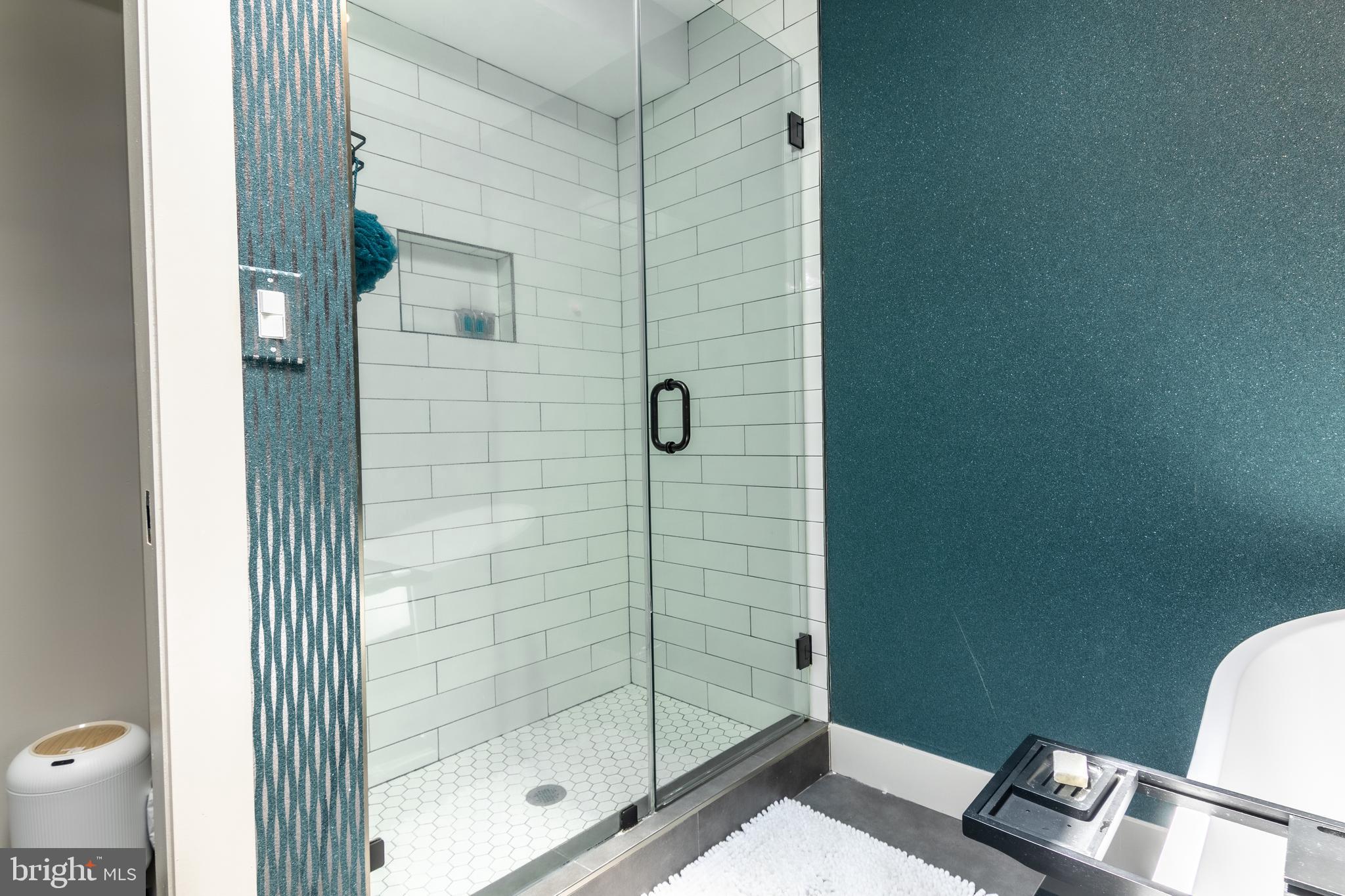 1631 Montello Avenue Northeast, Unit PH1 Washington, DC 20002 - Photo 31 of 51 a bathroom with a shower