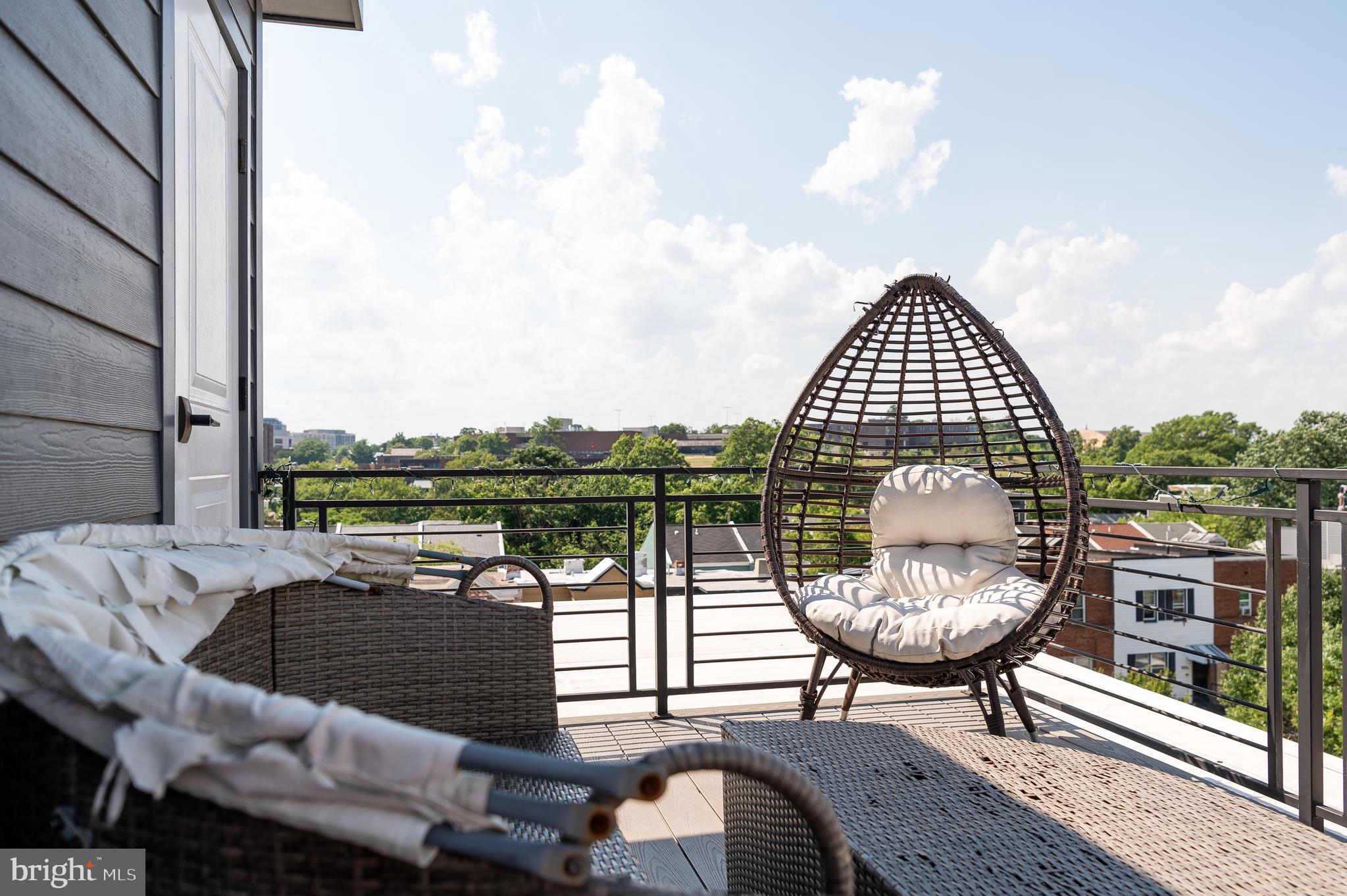 1631 Montello Avenue Northeast, Unit PH1 Washington, DC 20002 - Photo 44 of 51 a view of roof deck with couch and chairs