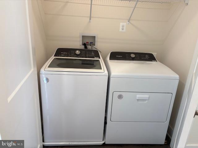 1 Taube Court Owings Mills, MD 21117 - Photo 20 of 36 a utility room with dryer and washer
