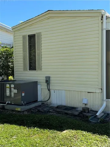a house view with a backyard