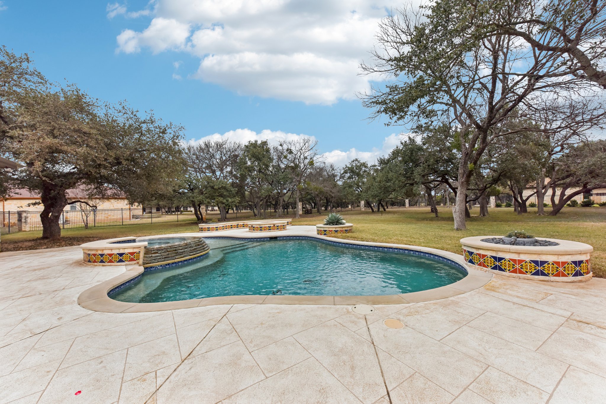 105 Silver Leaf Drive Georgetown, TX 78633 - Photo 31 of 40 a view of outdoor space with swimming pool and sitting area
