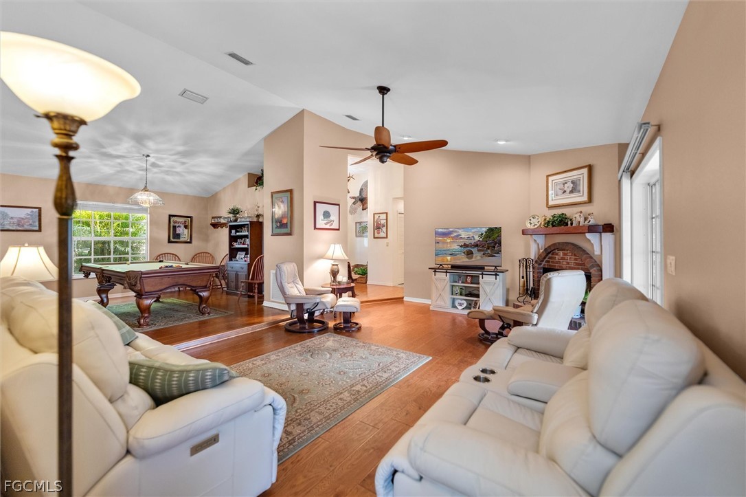5997 Dragoon Court Fort Denaud, FL 33935 - Photo 12 of 49 a very nice looking living room with a large window