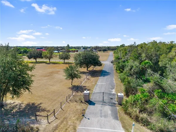 a view of a lake with outdoor space