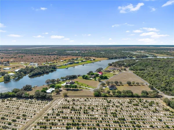 a view of lake and city