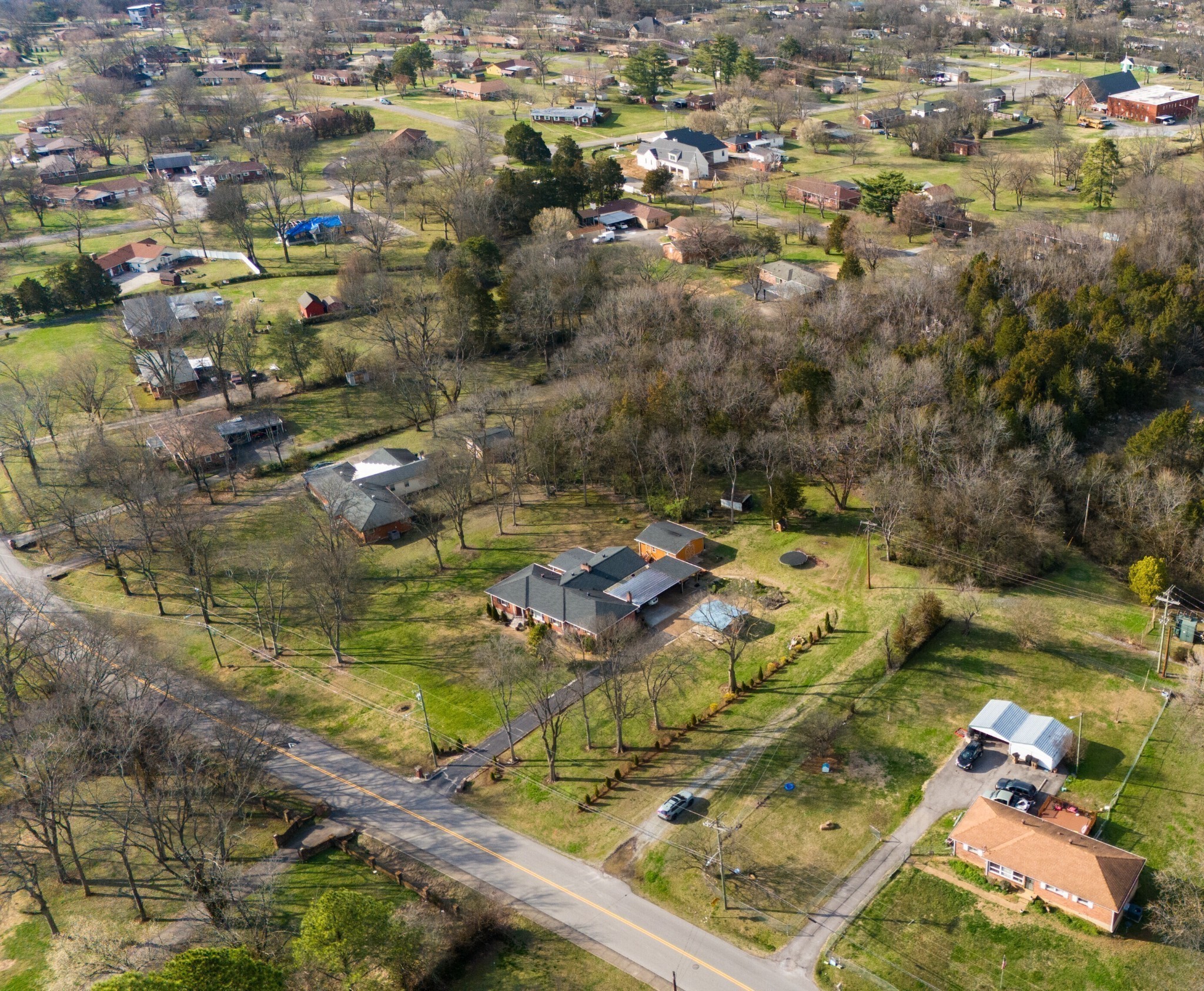 0 Robb Road Nashville, TN 37207 - Photo 6 of 32 an aerial view of residential houses with yard