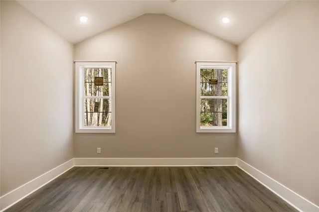 wooden floor in an empty room