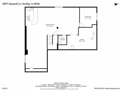 $599,900 | 10977 Greywall Lane, Huntley, IL 60142