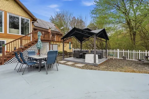 a view of a house with a park
