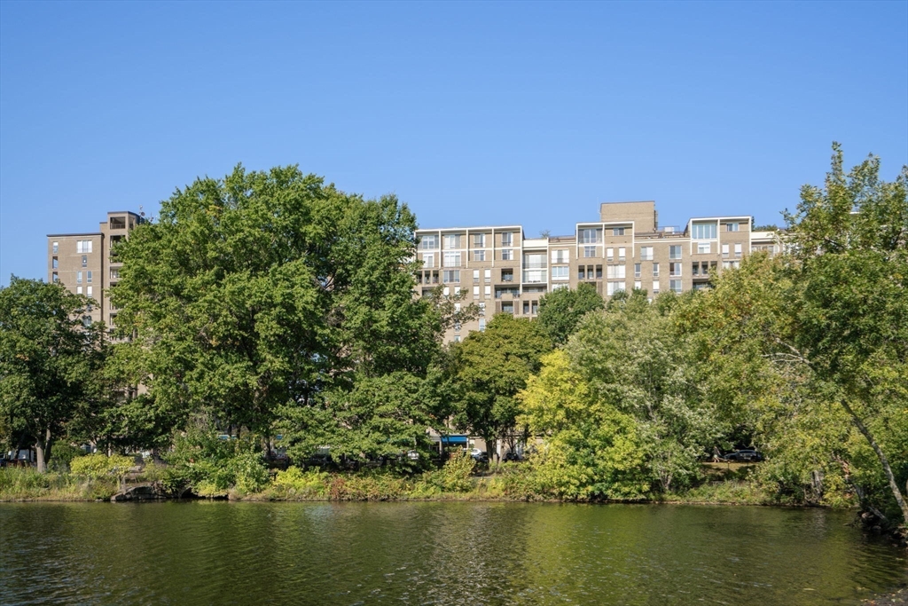 33 Pond Avenue, Unit 523 Brookline, MA 02445 - Photo 27 of 31 a view of a lake with houses in the back