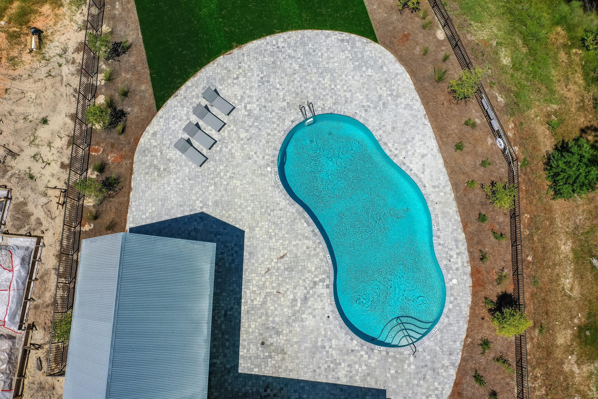 276 Sugar Sands Drive Santa Rosa Beach, FL 32459 - Photo 10 of 16 an aerial view of a swimming pool