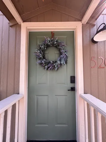 a close view of a mirror