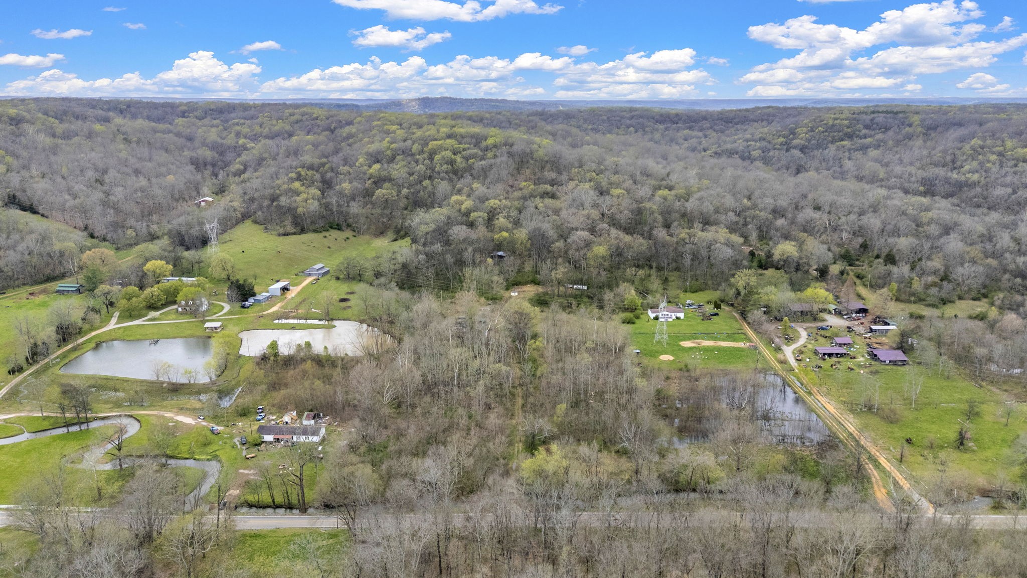 1540 Terrapin Branch Road Mount Pleasant, TN 38474 - Photo 4 of 33 a view of a lake with a yard