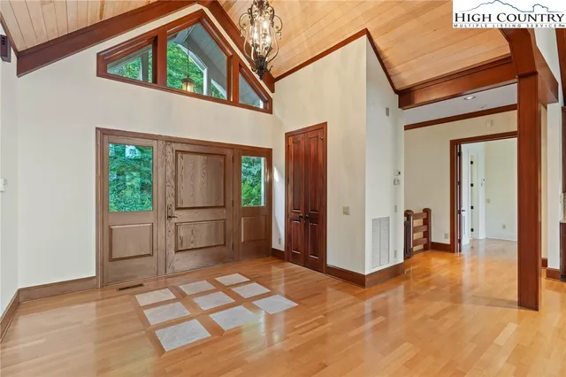 a view of a backyard of a house