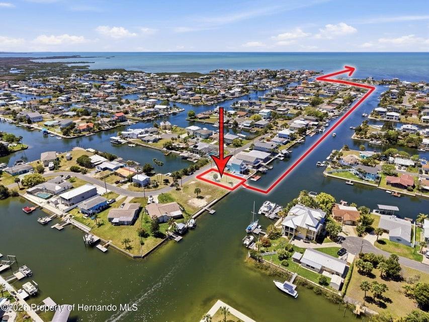 3473 Gulf Coast Drive Hernando Beach, FL 34607 - Photo 1 of 50 an aerial view of a house
