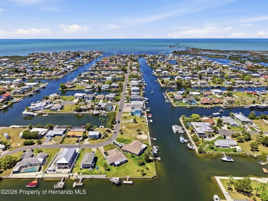 3473 Gulf Coast Drive Hernando Beach, FL 34607 - Photo 4 of 50 an aerial view of a city