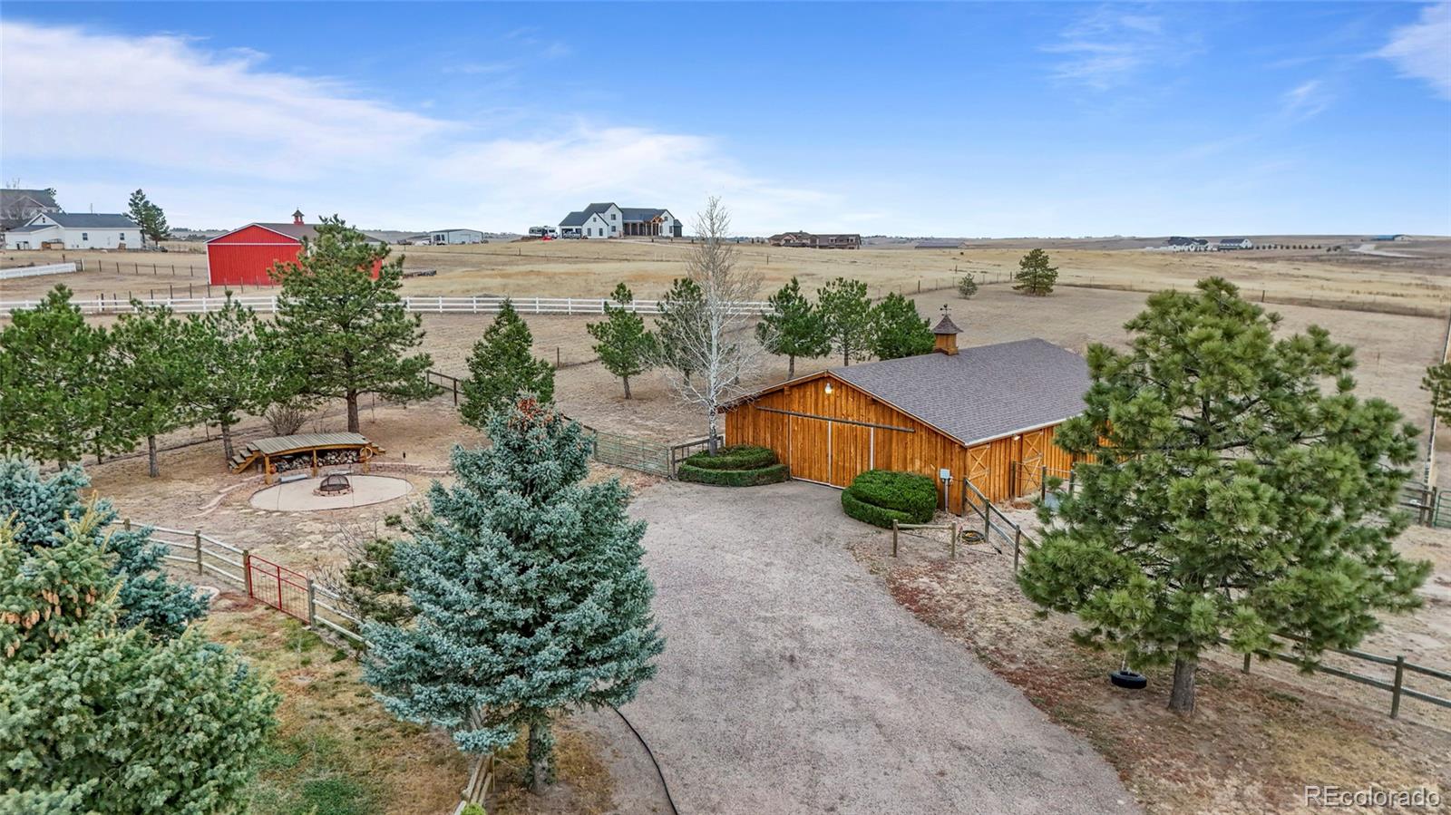 42865 Vista Ridge Road Parker, CO 80138 - Photo 48 of 50 a view of a terrace with sitting area