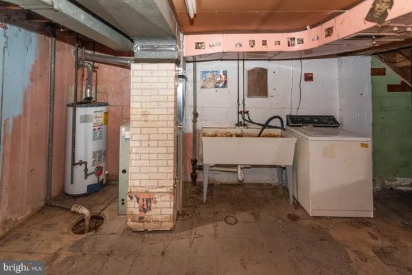 a view of a storage & utility room