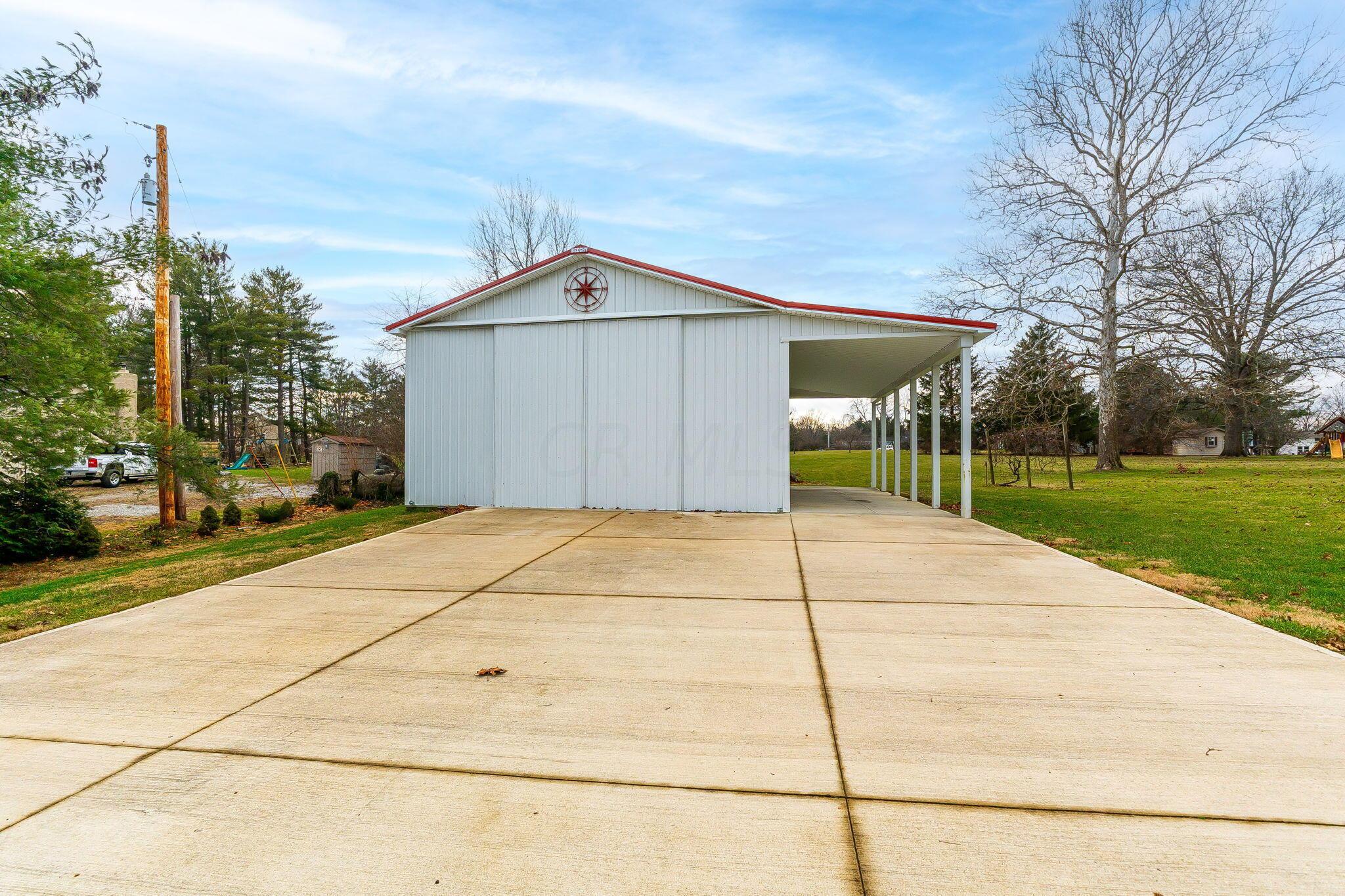 2569 State Rte 37 West Delaware, OH 43015 - Photo 44 of 50 Newer Pole Barn w/covered overhang
