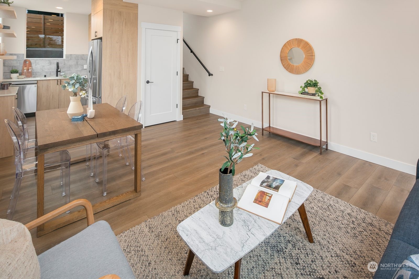 210 16th Avenue South Seattle, WA 98144 - Photo 3 of 17 a living room with furniture and wooden floor