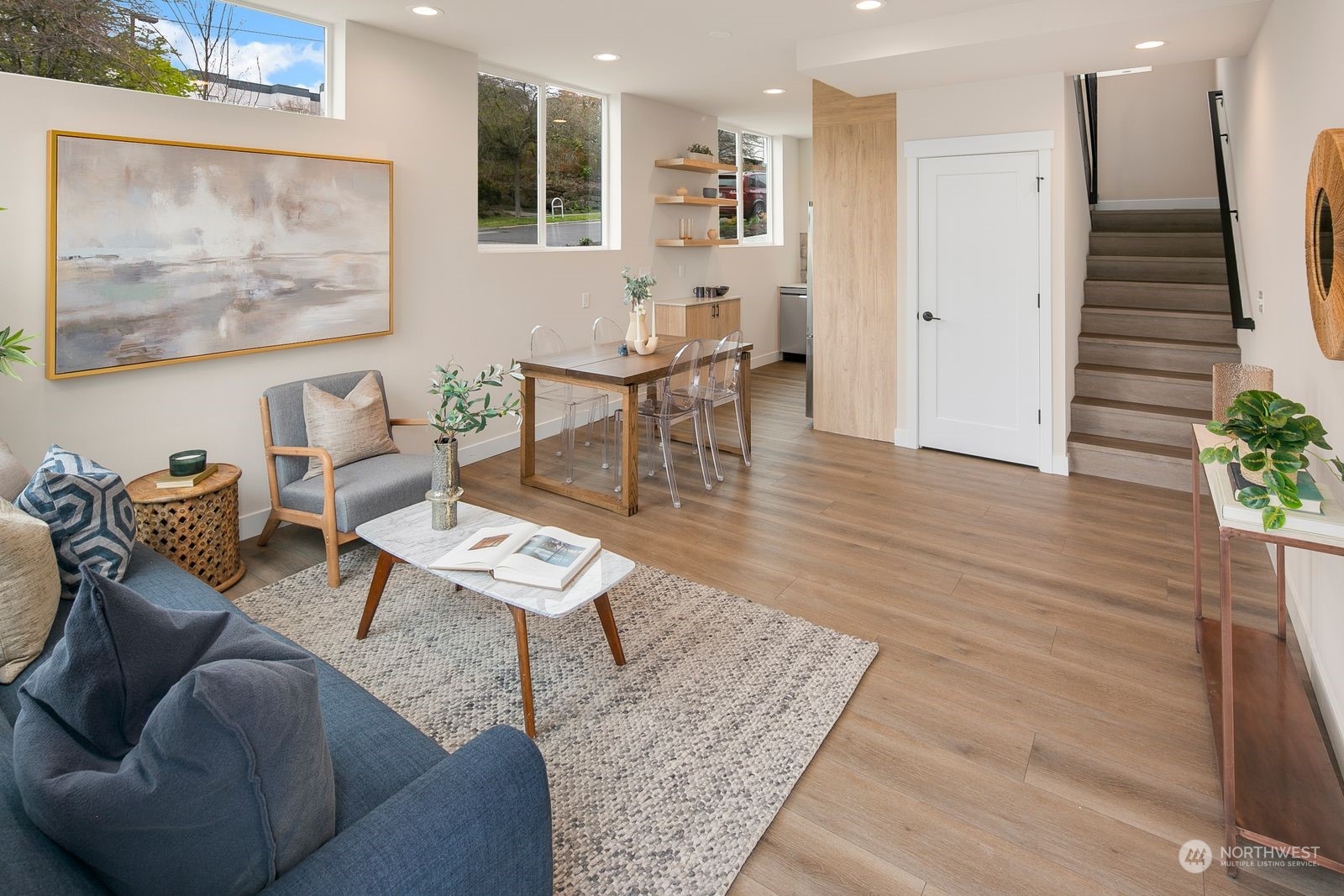 210 16th Avenue South Seattle, WA 98144 - Photo 4 of 17 a living room with furniture and wooden floor