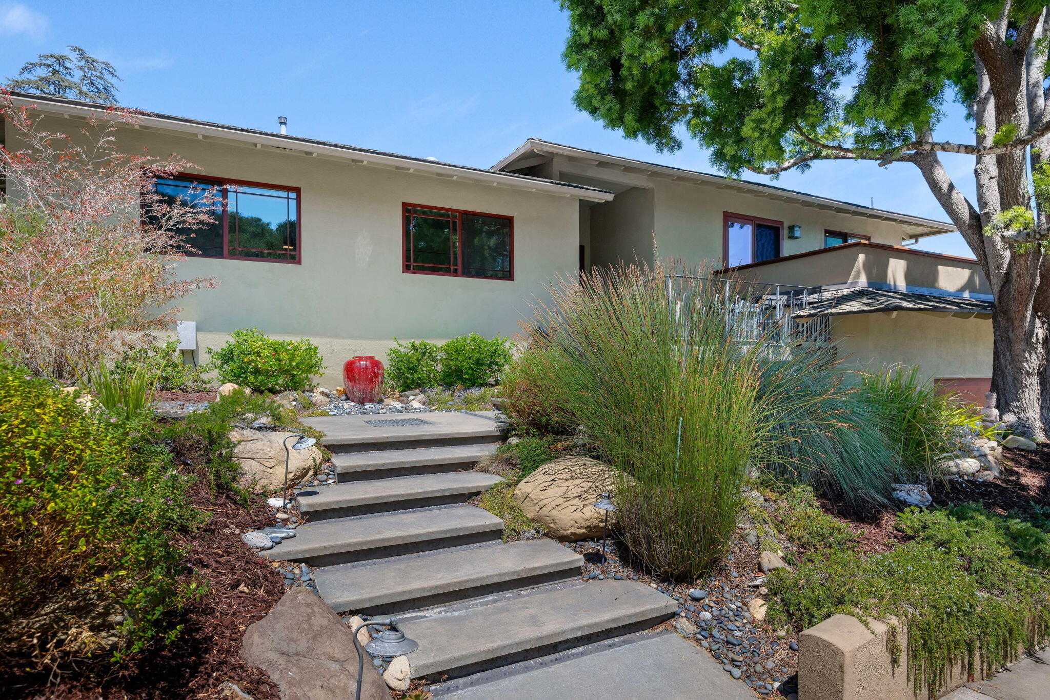 1428 Manitou Road Santa Barbara, CA 93105 - Photo 4 of 59 Front Stairs