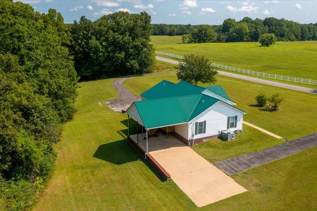 a view of a swimming pool with an ocean view