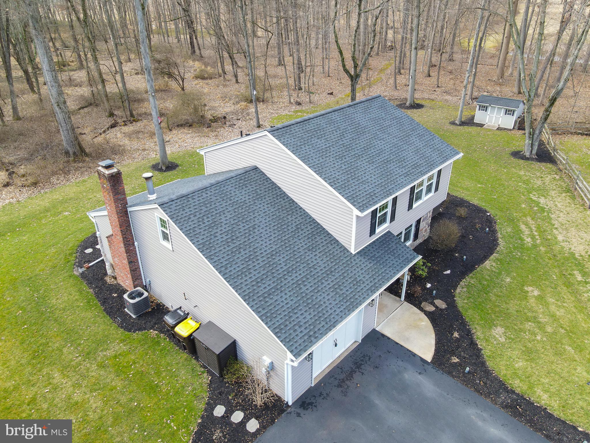 4794 Kings Road Doylestown, PA 18902 - Photo 5 of 64 Aerial View Of Home And Private Backyard