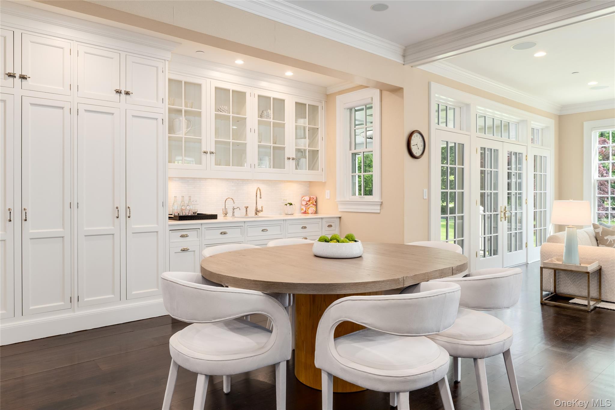 21 Dorann Road Purchase, NY 10577 - Photo 16 of 39 a view of a dining room with furniture and wooden floor