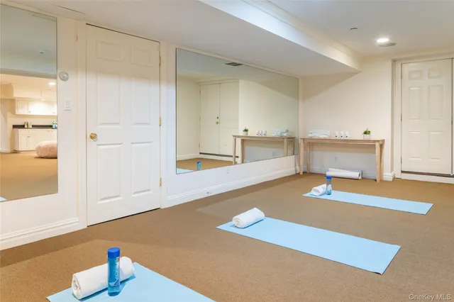 a view of kitchen and front door